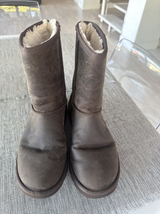 Ugg piele,maro,marimea 39