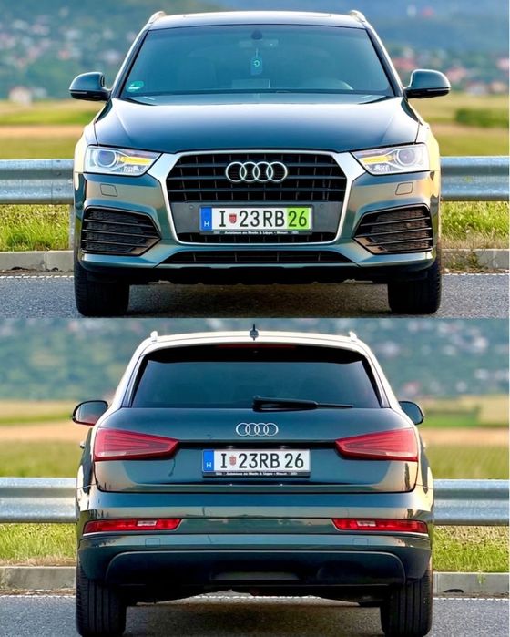 Audi Q3 S-Line 2018 Euro 6 2.0 TDI 150 CP Cutie Manuala 6+1 Keyless Go Keyless Entry Panoramic Bose Plafon Negru