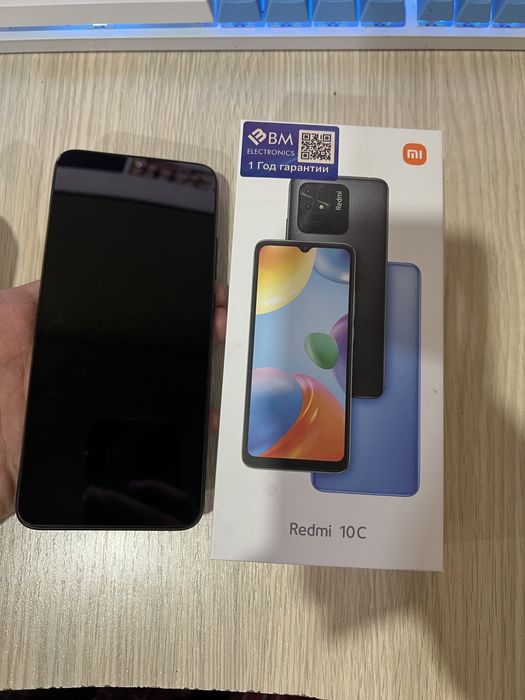 Телефон Redmi 10c graphite gray 128gb