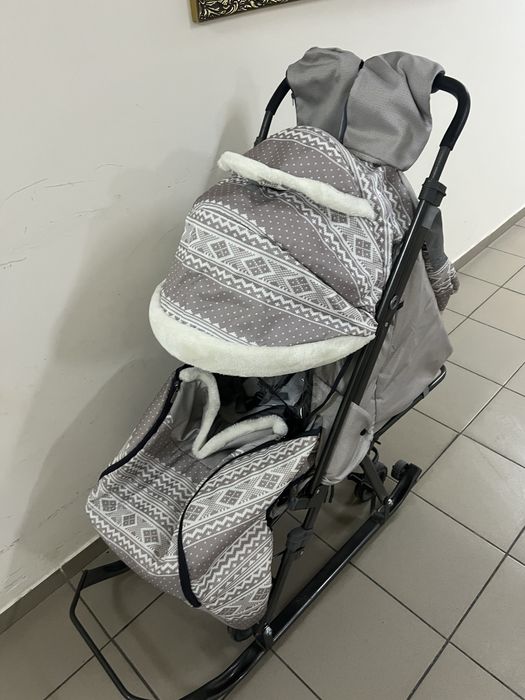 Санки коляска  зимние