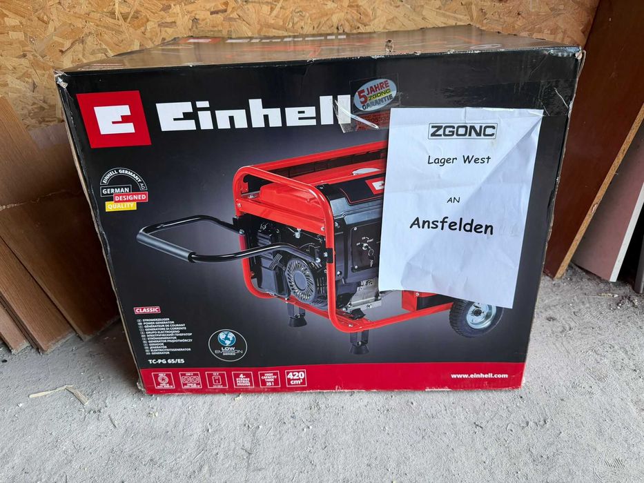 Generator curent nou cumpǎrat din Germania, Einhell TC-PG 65/E5 8000 W