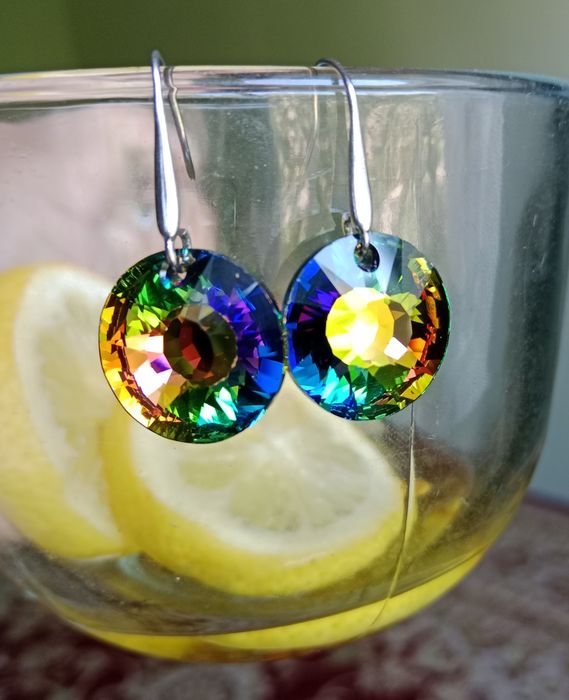 Серьги из кристалла