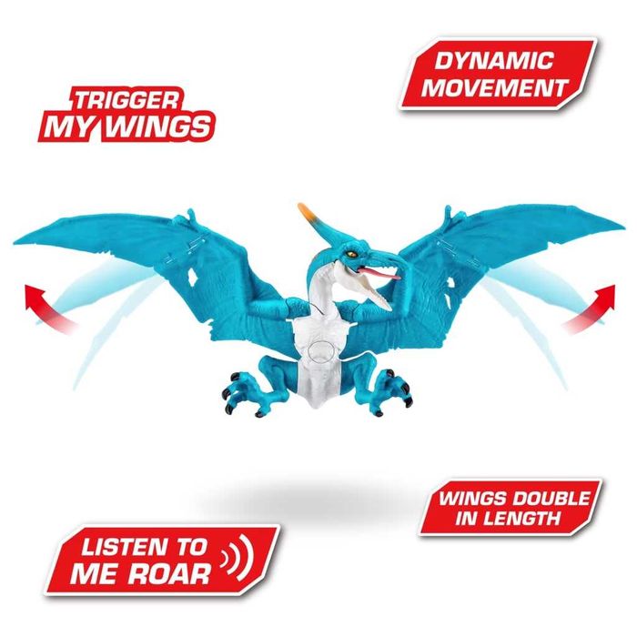 Набор из 2-х интерактивных динозавров Robo Alive Dino Action от ZURU