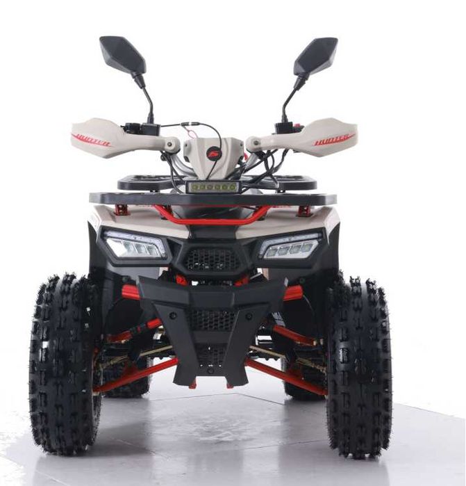 Atv Asix Hunter 125cc, roti 8 inch, 1+1 viteze, culoare rosu/nisipiu