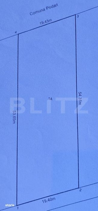 Teren intravilan 1000 mp, zona Tuglui