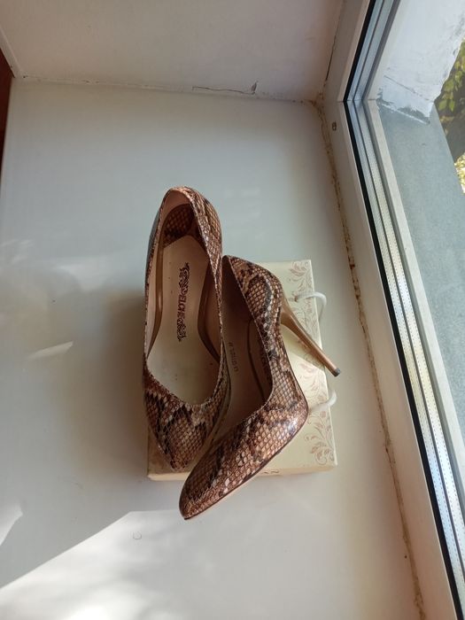 Туфли женские леопард