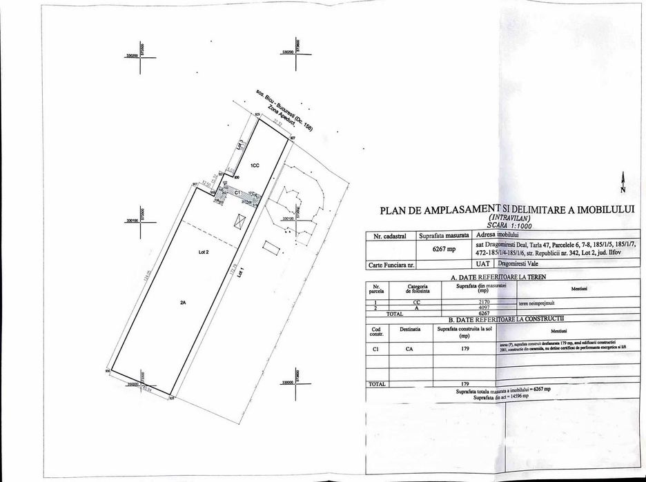Proprietate Generoasă 14.360 mp la Șos. Bâcu - București