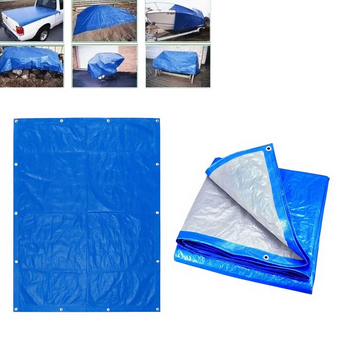 Prelată Impermeabilă 3x3m cu Inele Metalice, FABRILUX®