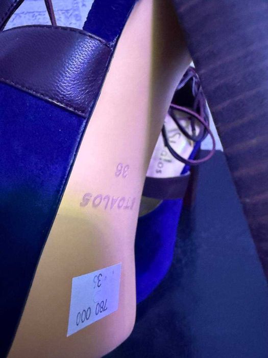 Новые замшевые босоножки, р.36 (Турция)