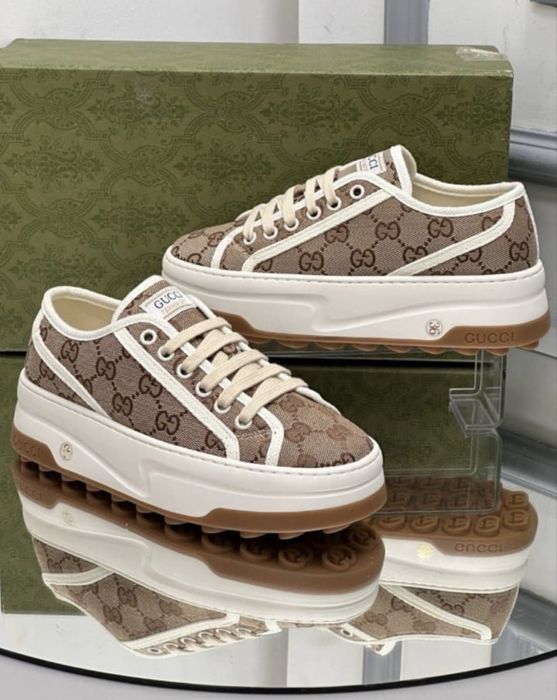 Adidasi Gucci Tennis-damă Premium , vin cu saculet de protectie!