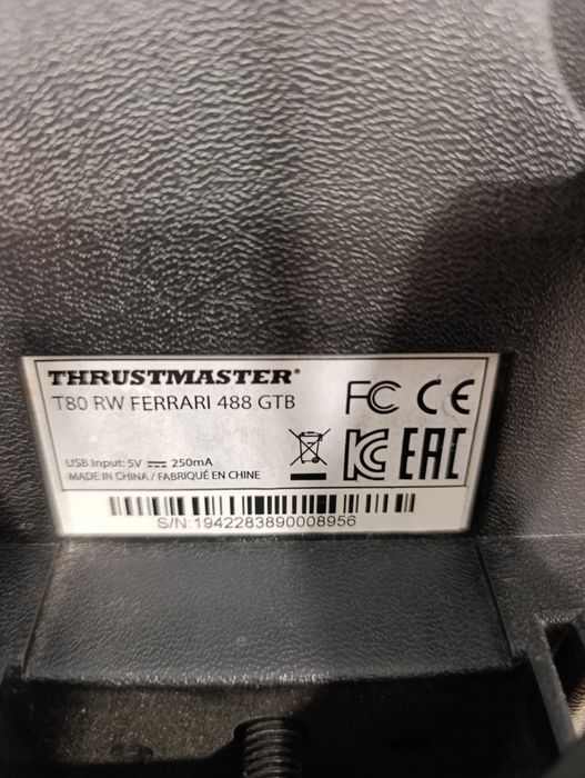 Thrust master t80 458 ps4 ps5