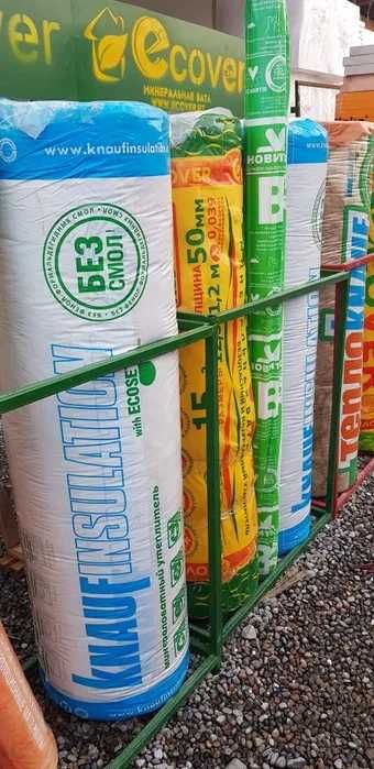 Минеральная вата KNAUF. Минвата KNAUF, ECOVER. Стекловата. Оптом склад