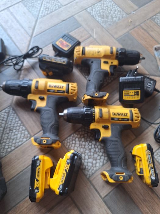 Trei Filetante Dewalt 12 v