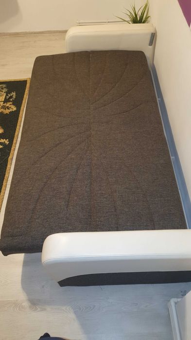 Canapea Extensibila 189 CM Material Chenille