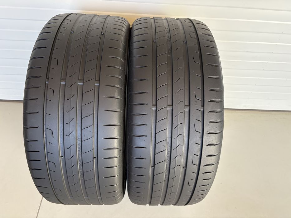 2бр летни гуми 245/45/18/Continental premiumContact7/dot4824/4мм грайф