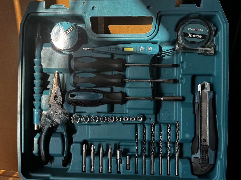 Немски Ударен Винтоверт в комплект и две батерии 36v