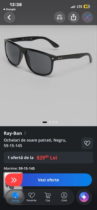 ochelari de soare Ray-Ban