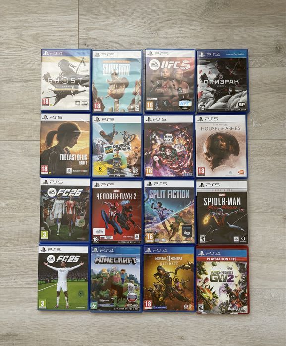 Диски на PS4 и PS5 НИЗКИЕ ЦЕНЫ!!!