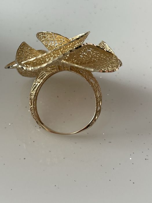 Inel aur 14k Floare Venetiană