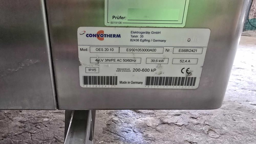 Cuptor Combi Convotherm OES 20.10 | PERFECT FUNCȚIONAL & TESTAT | Fără cărucior