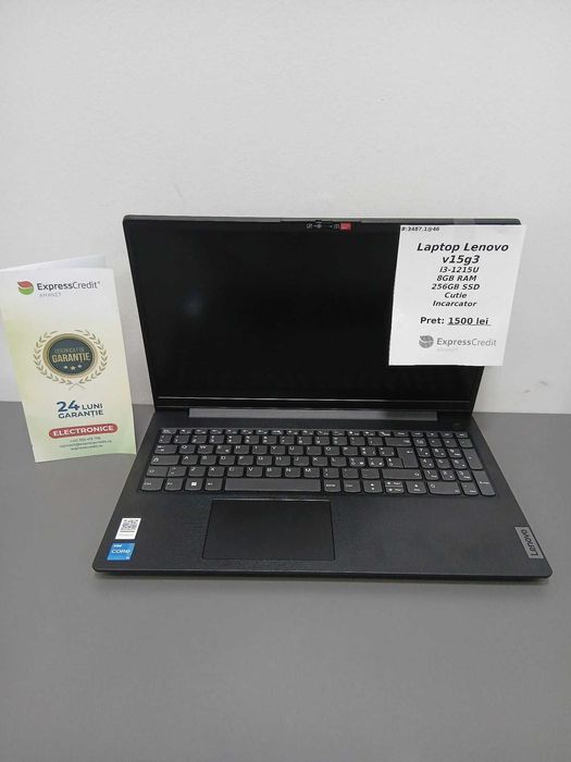 (AG46) Laptop Lenovo V15G3 B.3487 Garantie 2 ani