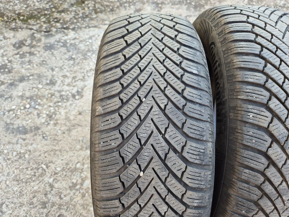 2бр зимни гуми Континентал 205-55-16/ 2020г/ 5.2мм грайфер/