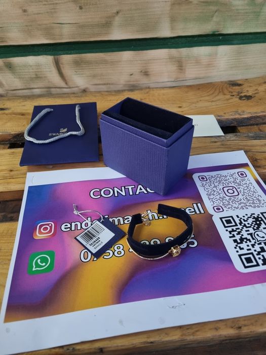 Bratara Swarovski piatra galbena