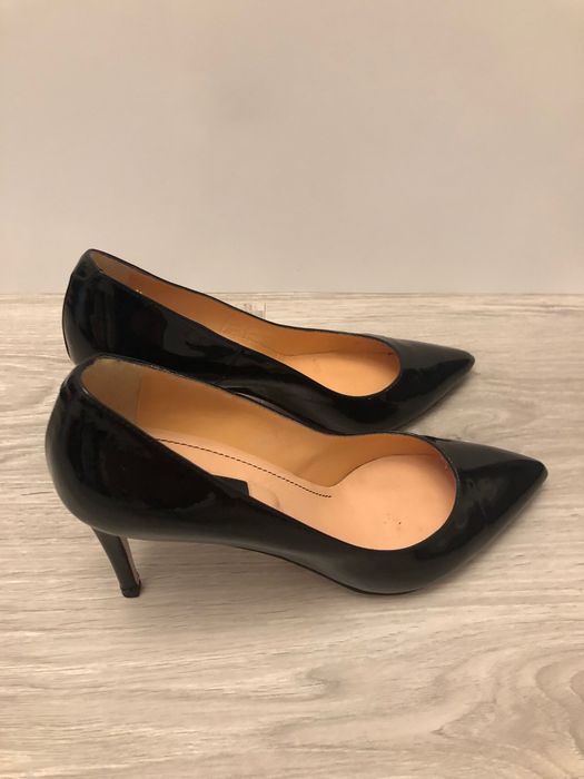Pantofi dama, MUSETTE, piele, marimea 38, negri, stare foarte buna