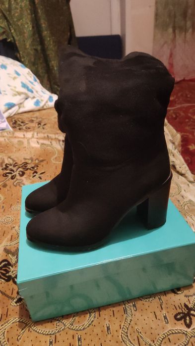 Сапожки зима нубук