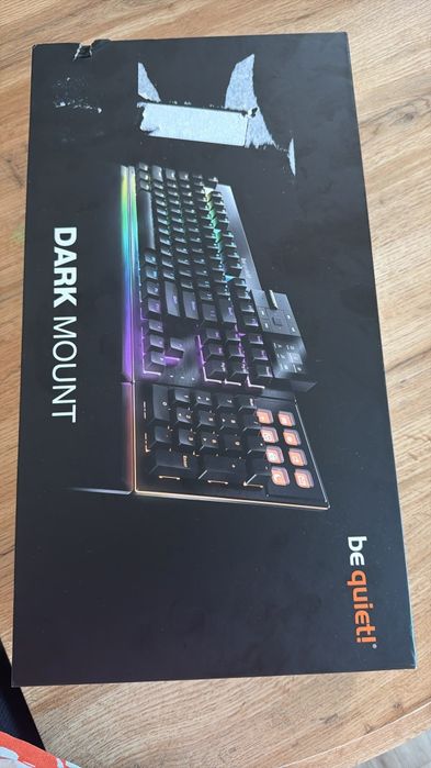 Tastatură mecanică be quiet! Dark Mount RGB, Hot-Swap, USB-C – Nouă, sigilată