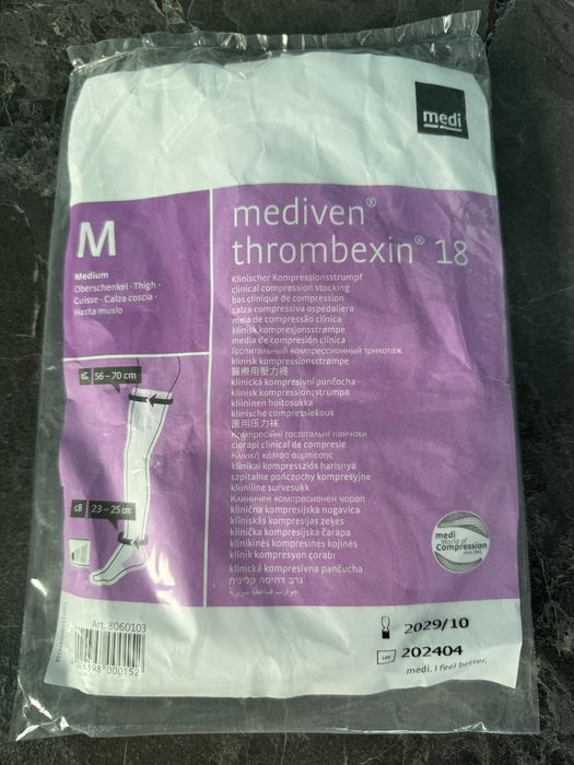 Новые компрессионные чулки Mediven Thrombexin 18