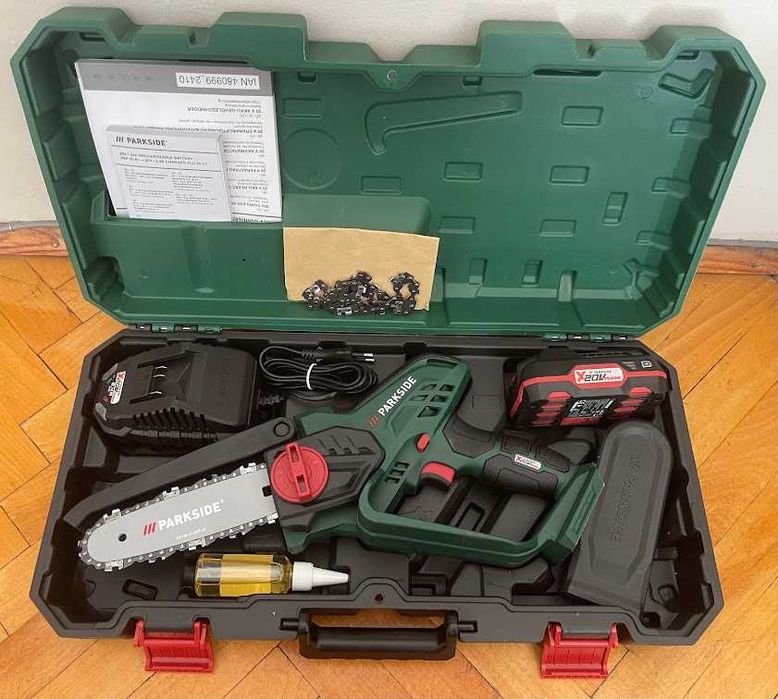 Нови машини зарядни и батерии Парксайд Лазерен нивелир циркуляр винтов