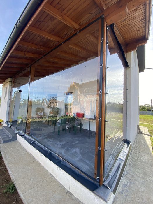 Producator folie pvc cristal pentru terase,foisoare si balcoane!80ron