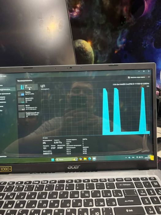 Продам ноутбук acer aspire 3