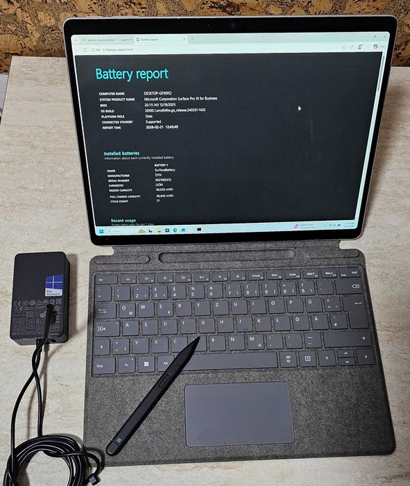 Tableta Microsoft Surface Pro 10 i5 135U 16Gb 256Gb