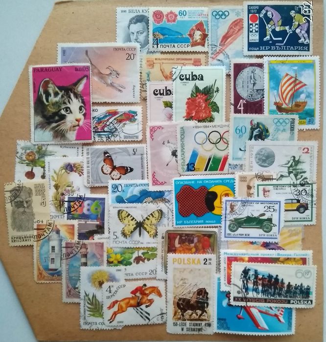 Почтовые Марки, разная тематика