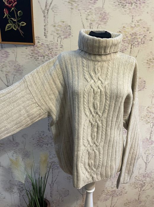 Pulover dama lana pura gros/iarna Coxmoore marimea XL