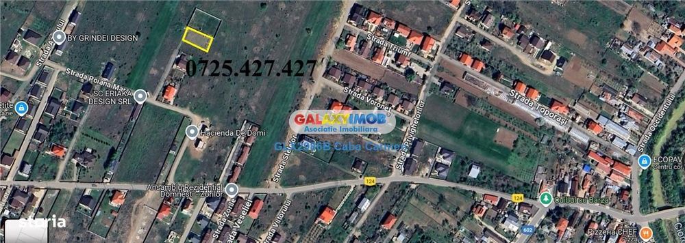 De vanzare teren intravilan Domnesti, Intrarea Albastrelelor,