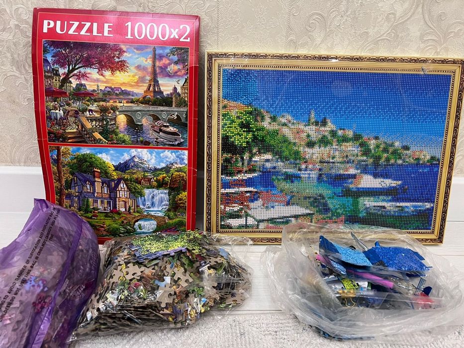 Набор алмазной мазайки и пазл