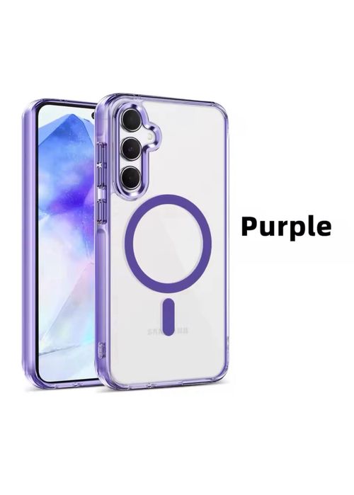 SAMSUNG A35/A55/A16/A36/A56/A27 Husa Magsafe Electroplate Din Silicon