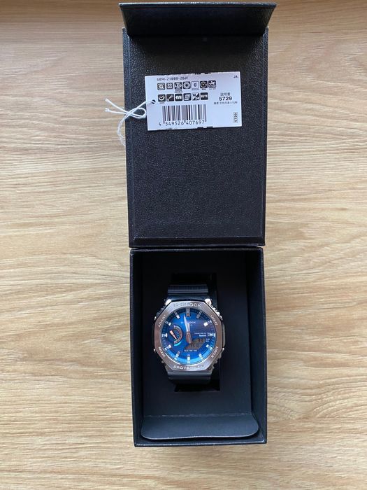 G Shock Casioak GBM 2100 Sky Blue JDM lansat Aug 2025 Bluetooth Solar