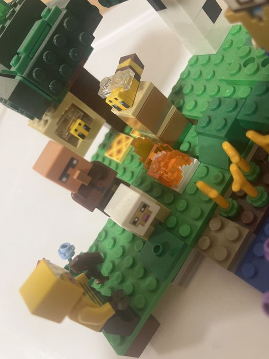 Лего майнкрафт ,,Пасека’’ с инструкцией
