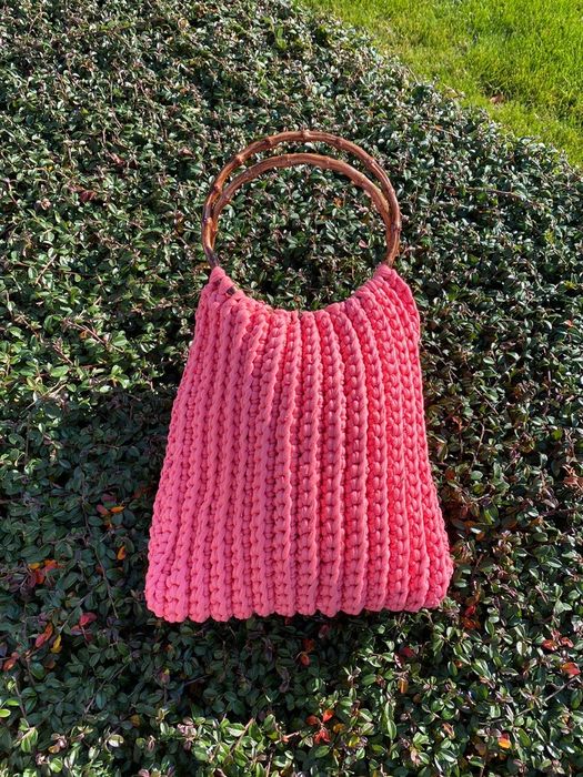 Ръчно плетени дамски чанти и раници Yarn / Макраме