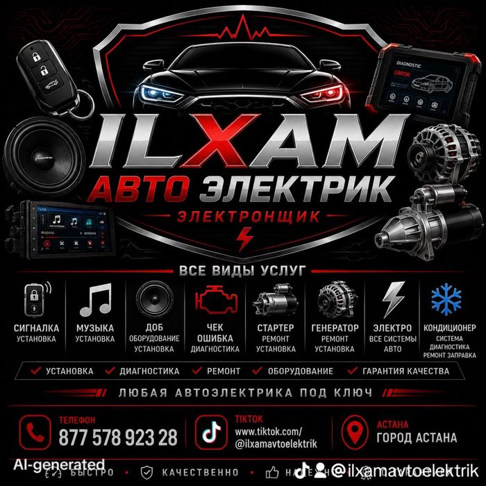 Автоэлектрик на выезд 24/7
