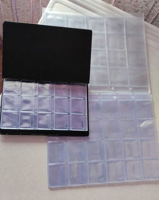 Листы для монет в нумизматический альбом.