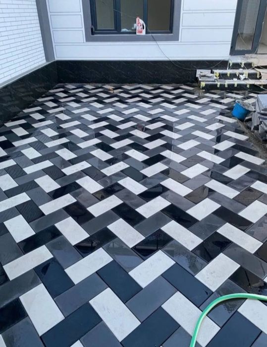 Укладка брусчатки