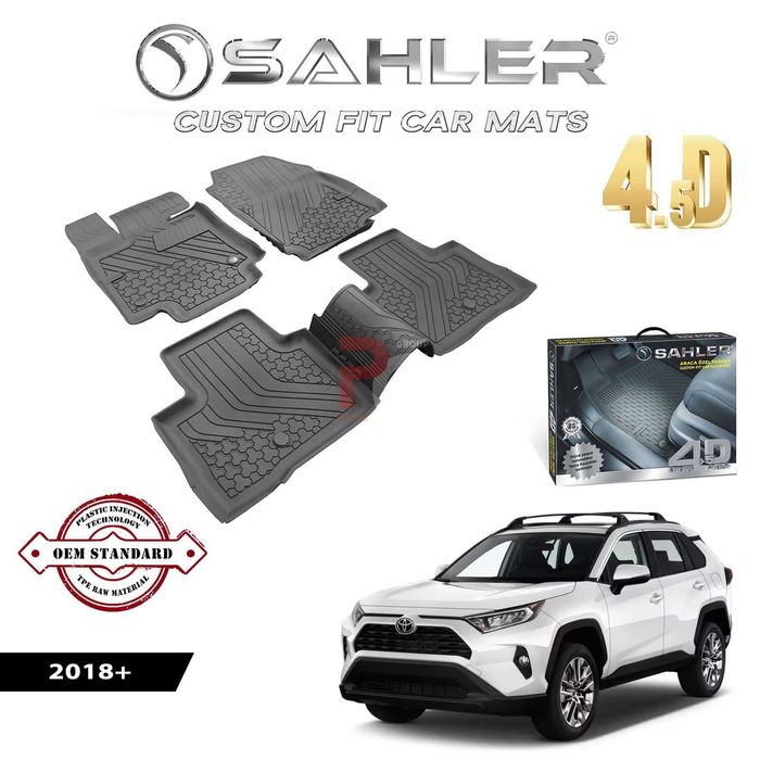 Гумени стелки за Toyota Rav 4 2018+ / Тойота РАВ 4 /