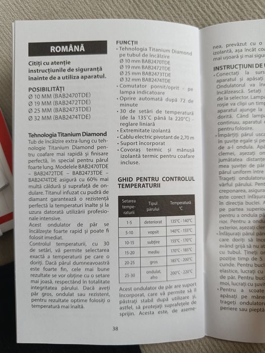 Babyliss Pro ondulator 32 mm