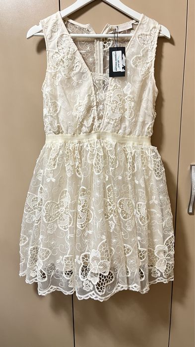 Rochie de cununie crem baby doll