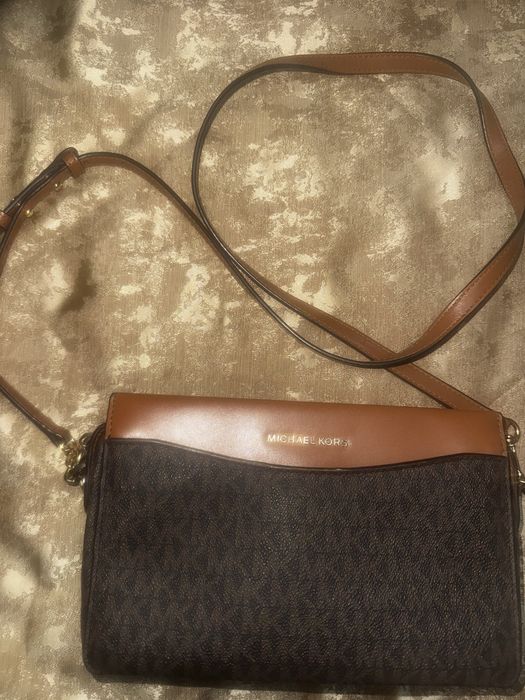 Сумка оригинал Michael kors канва и кожа